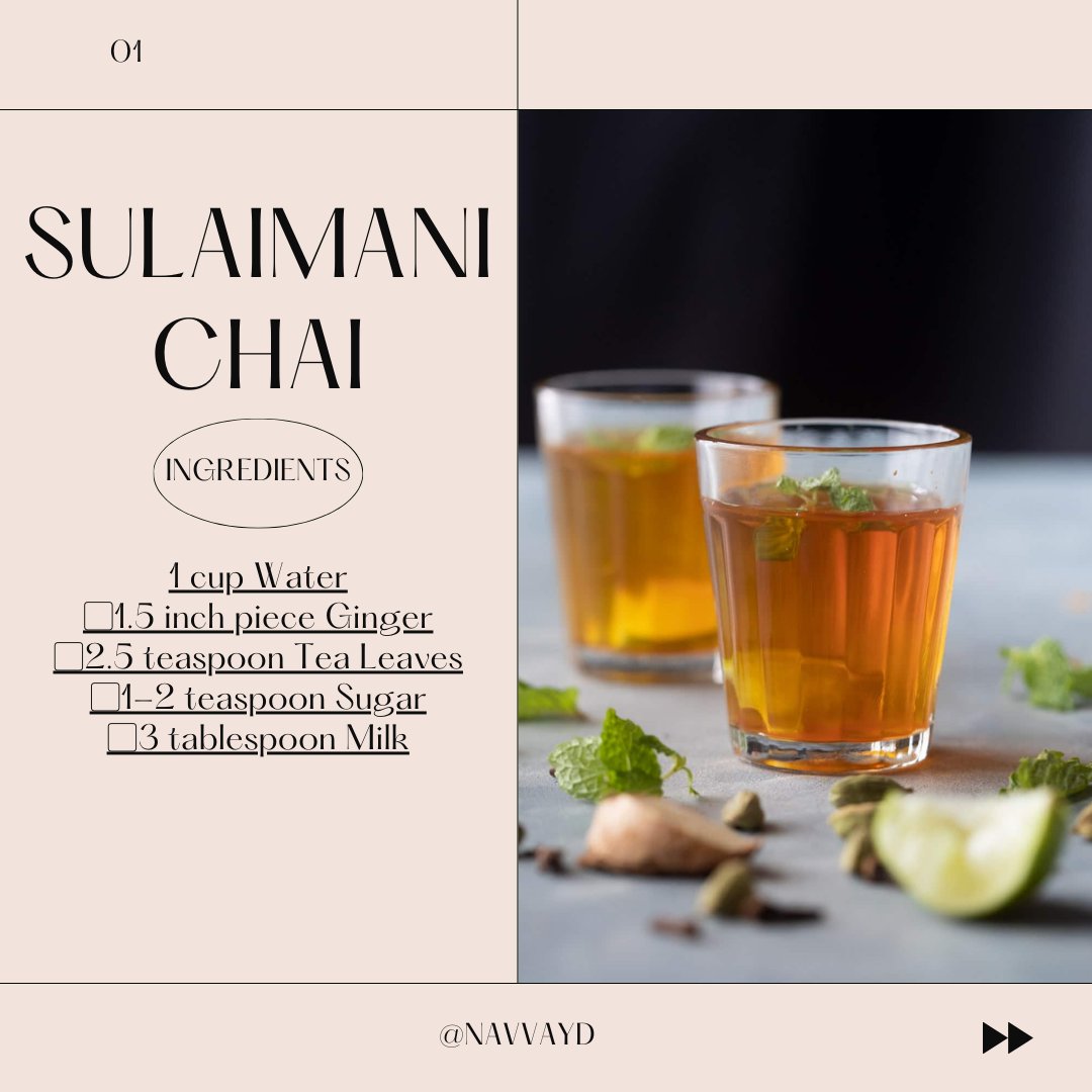 Navvayd's tweet photo. Here's How You Can Make Sulaimani Chai... https://t.co/Xpx7qNa8xZ