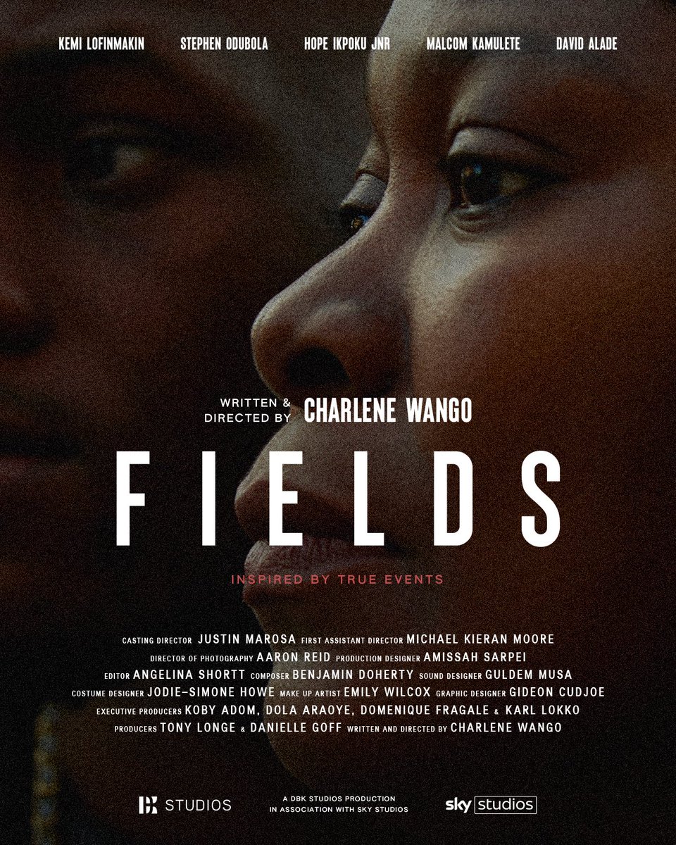 StudioDBK's tweet image. Another short film we have hitting your 📺 screens via @SkyArts is FIELDS written and directed by the one and only @CharleneWango - She tells the raw story of a mother/pastor whose son is trapped in a web of gang violence.