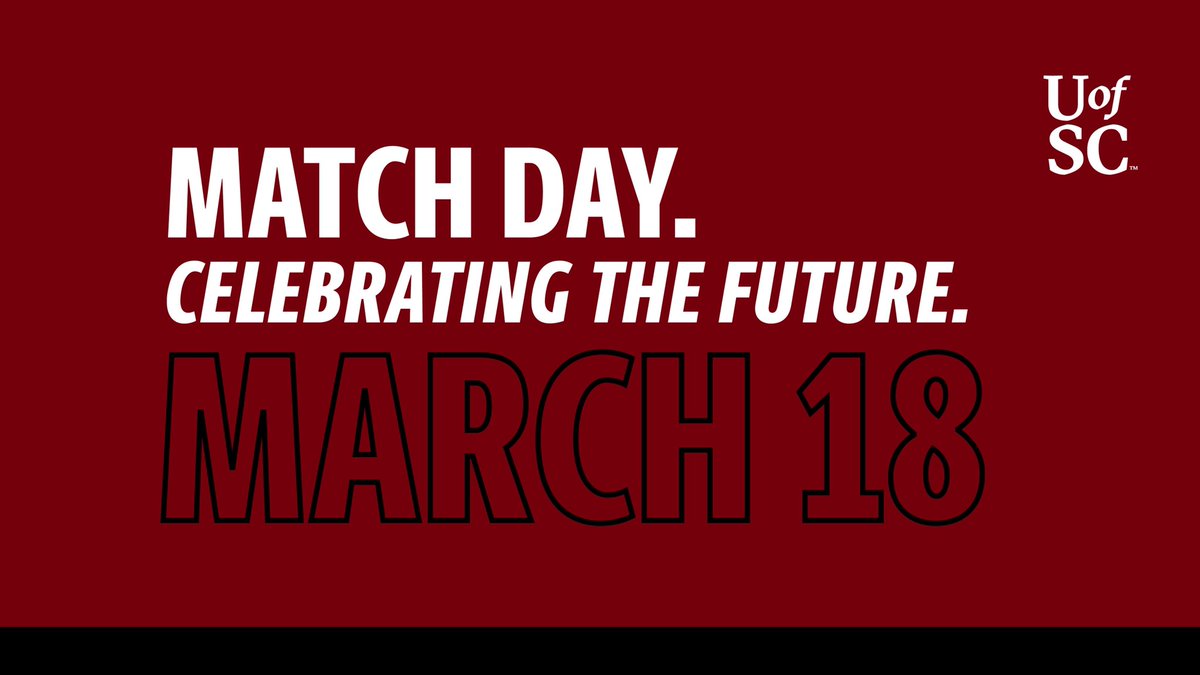 UofSCHealth's tweet photo. Our schools of medicine and pharmacy students will soon learn where they will train in residency! Follow their journey as we highlight this life-changing event! #Match2022 🤙🩺🥳 #UofSCSOMC @UofSCSOMG @UofSCPharm @UofSCImpact https://t.co/YBNJxW2KcW