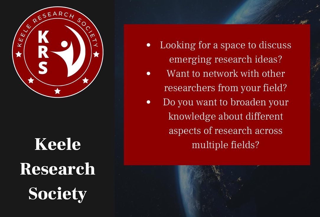 Keele Research Society (KRS) tweet media