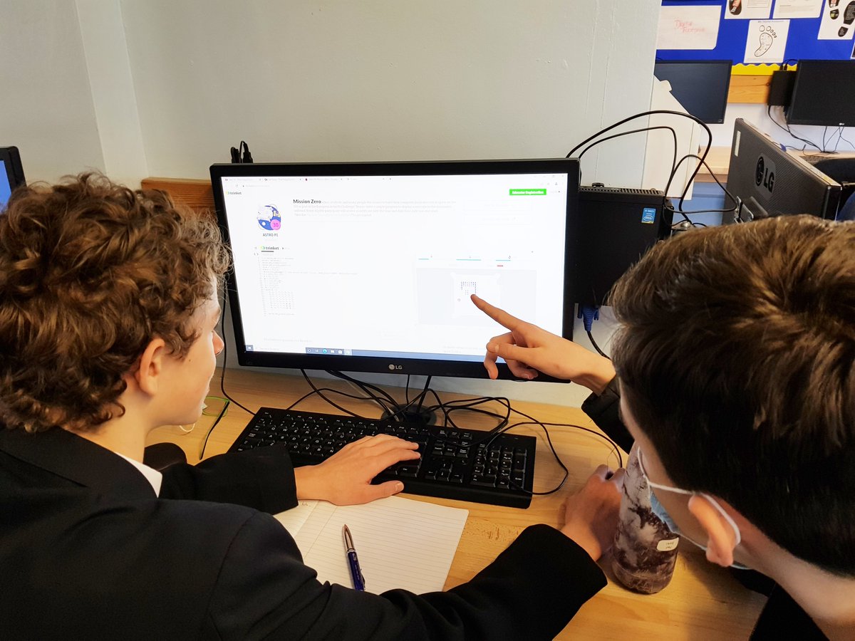 TGS_Computing's tweet image. Students develop their coding skills and send their programs to run on the International Space Station @astro_pi @ESA__Education @RaspberryPi_org