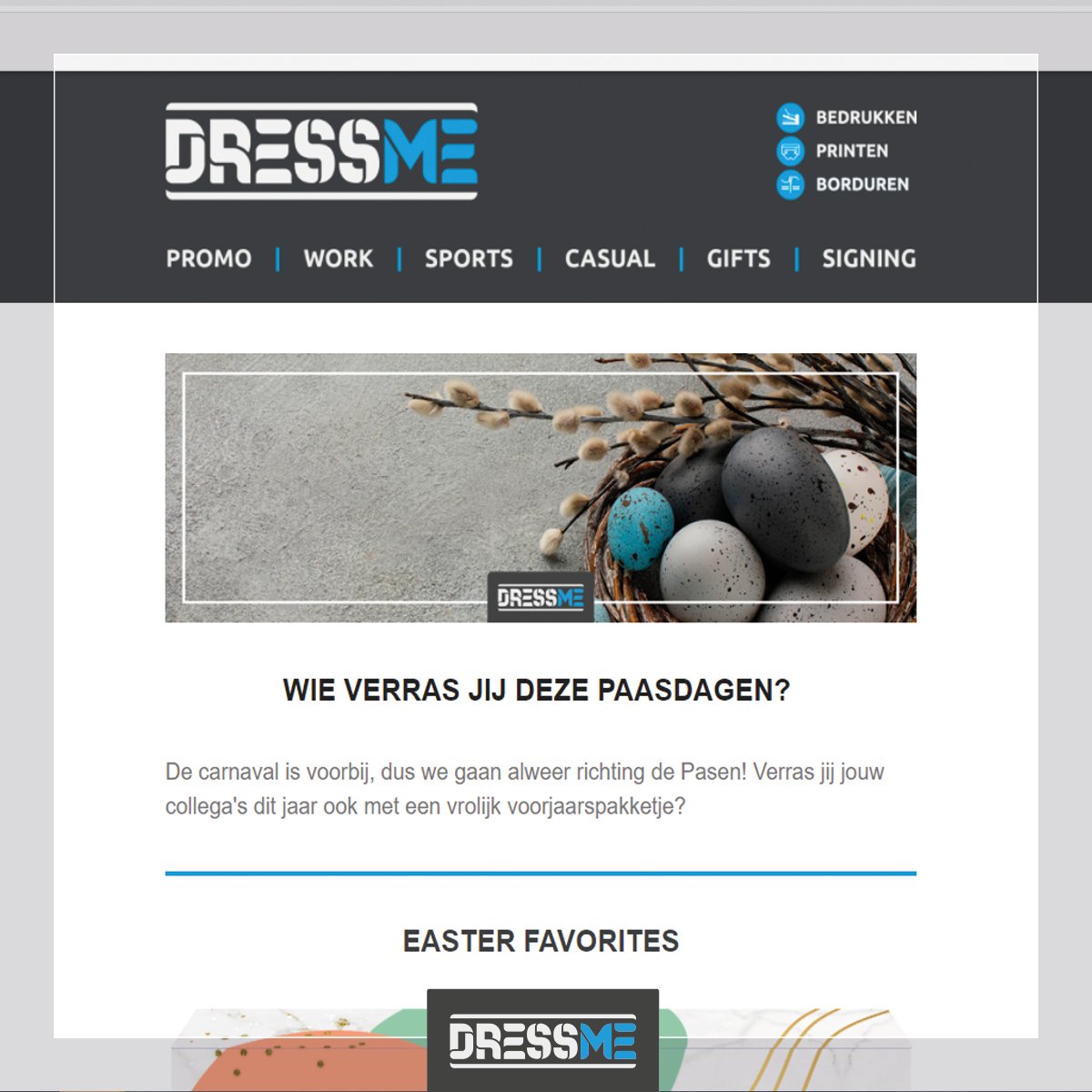 Paasbiertje, paasplantje, paaseitje.. Of verras jij jouw collega's dit jaar met een vrolijk voorjaarspakketje? Lees onze Paasnieuwsbrief en laat je inspireren: bit.ly/3tTisOH. 🐣

#Pasen #paasdagen #paaseitjes
