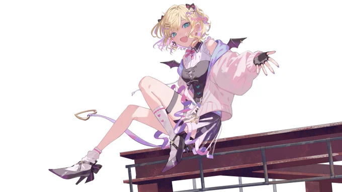 Vtuberの胡桃のあさん 歌ってみた動画でイラストを担当致しました 2周年おめでとうございます～～～～～動画めちょめちょエモい! https://t.co/d8XtrM0NAu #胡桃のあ2周年 