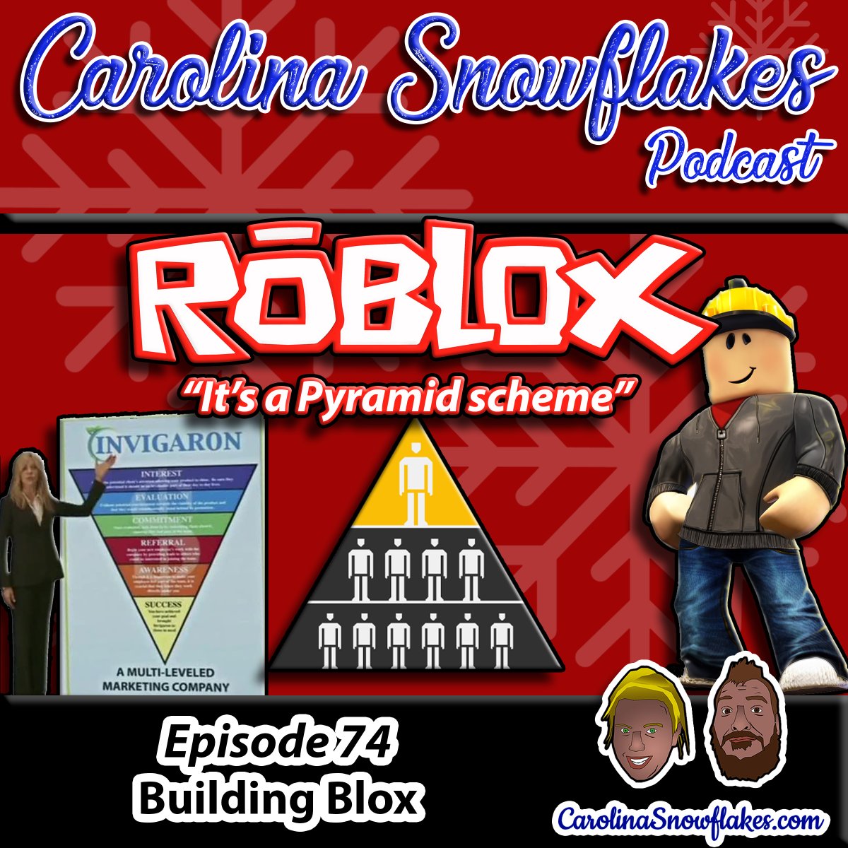 CaroSnowflakes's tweet photo. New episode is UP!! "Building Blox"
Listen HERE: https://t.co/1lEFxFPXMc

#podcast #podcastrecommendation #listen #roblox #robux #liberals #liberalsnowflakes #carolinasnowflakes #MLM #pyramidscheme #meta #corruption #payattention https://t.co/ZiJ1Zdiga6
