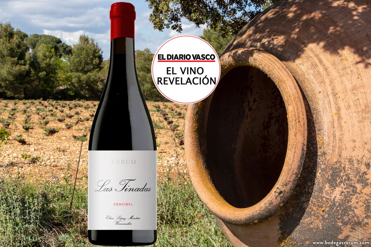 En Diciembre, el Diario Vasco publicaba un artículo con una selección de grandes vinos españoles con los que celebrar la navidad. Entre esta selección, aparecía como VINO REVELACIÓN Las Tinadas Cencibel 2016. Criado 11 meses en tinaja de barro.

bodegasverum.com/es/producto/ve…