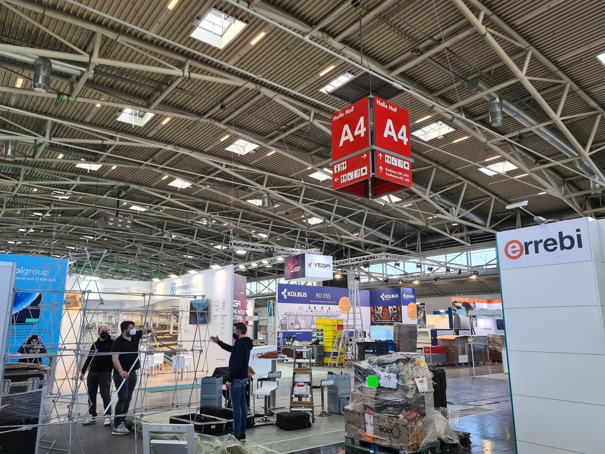 CCE_Intl's tweet photo. Wondering what the halls look like before the #exhibition kicks off? 🤔

We give you a sneak peek 👀 of the venue as #CCEInternational exhibitors ➡️ https://t.co/bZVnjyplhp and contractors approach the end of the build-up 🏗️ https://t.co/3VnpfYMYlg