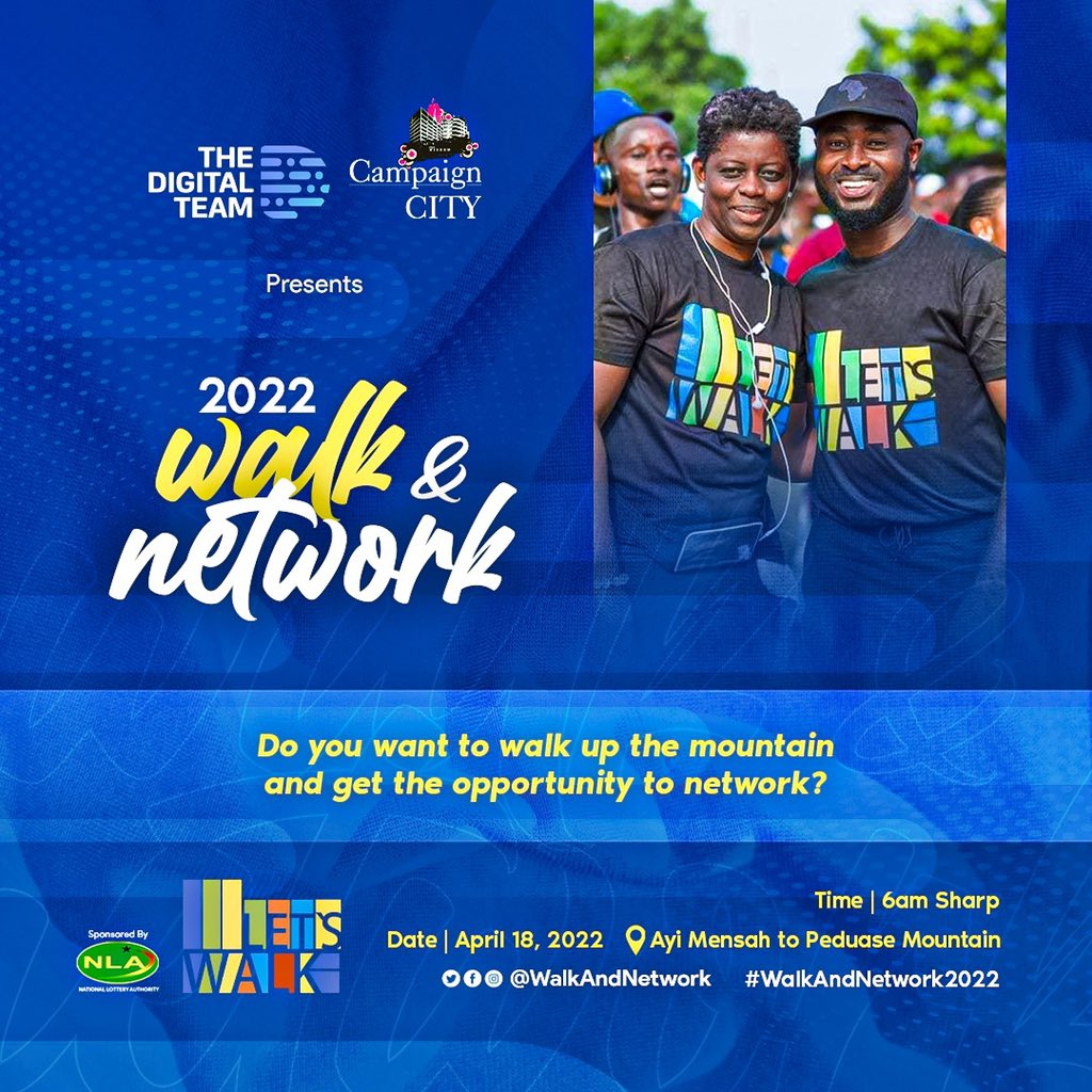 DigitalTeamGH's tweet photo. #WalkAndNetwork2022 https://t.co/7vBZwM9206