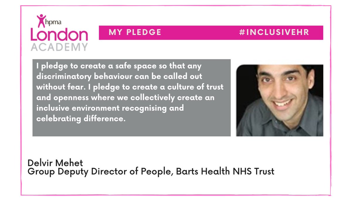 HPMALondon's tweet photo. Inspiring to see @DelvirMehet leading #InclusiveHR @NHSBartsHealth &amp; facilitating discussions across London on the 5 step challenge to creating inclusion in the people profession 
@DanielWaldron01  @DDHRnetwork @chezzy319 @debbiewheddon @bola_o7 @phil_spivey https://t.co/0hx61dWSZc