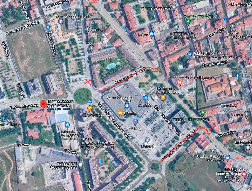 micsis's tweet photo. @ajfigueres I jo em pregunto, com ho hem de fer per anar direcció nord, si tots els carrers de sortida de la zona vila jardí t'obliguen a anar cap al sud? L'ajuntament no té tècnics? Els polítics només haurien de fer política... https://t.co/7jX35vggDp
