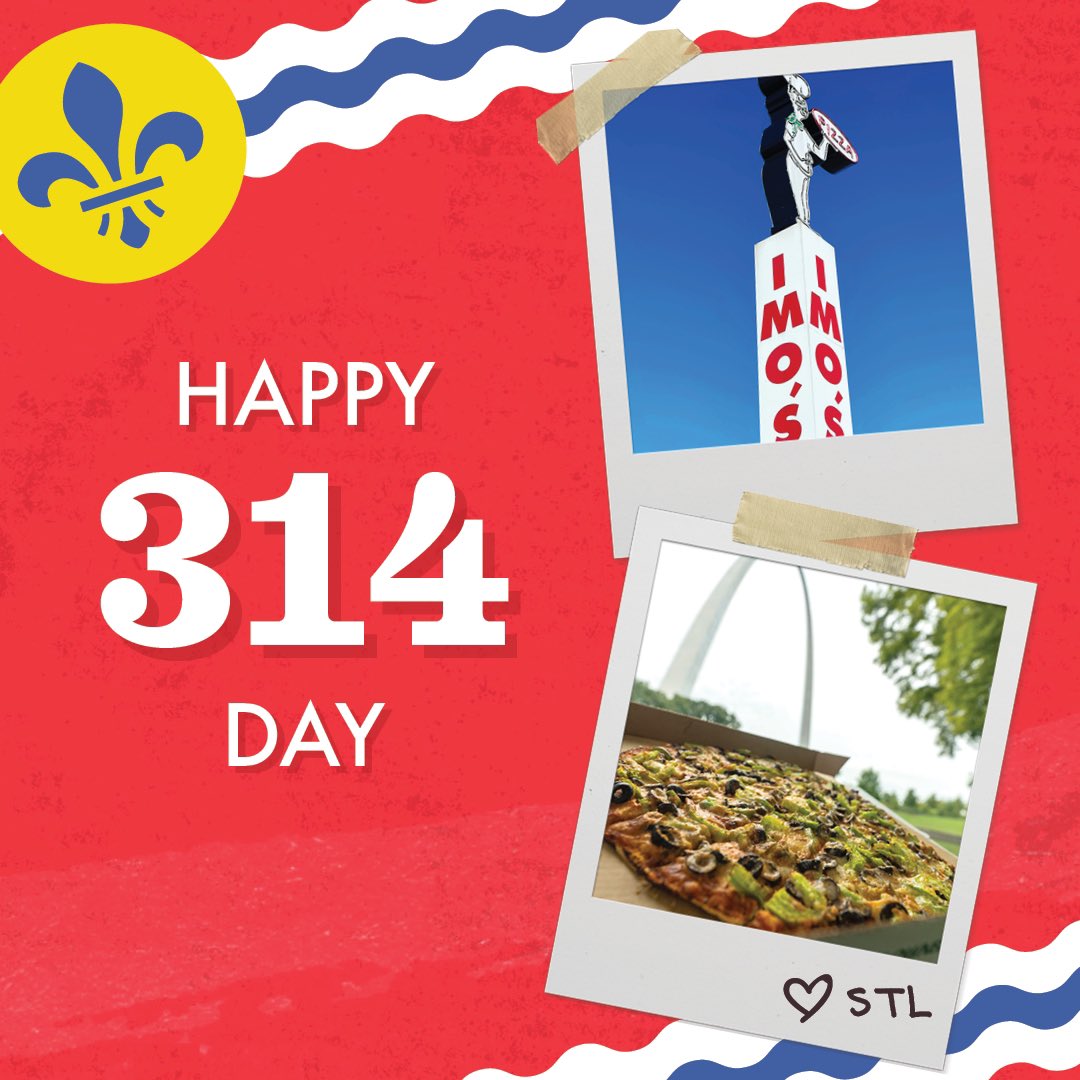 It's 314 Day and our time to shine! We are showing love to every neighborhood. We are proud to be 314 born and bred. 

Enjoy 314 Day on us--get an order of our famous T-ravs for $3.14 with the purchase of ANY pizza!

#314Day #STLProud #imospizza