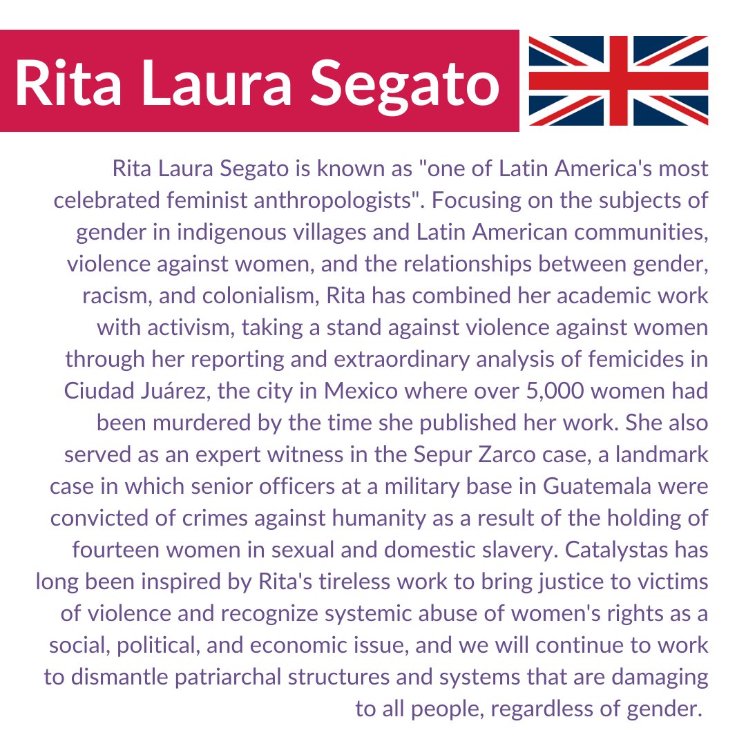 CatalystasC's tweet photo. Rita Segato, feminist anthropologist and activist, focuses on gender in indigenous villages and Latin American communities, violence against women, and the relationships between gender, racism, and colonialism. #Argentina #WomensHistoryMonth https://t.co/iJmdo5whF0