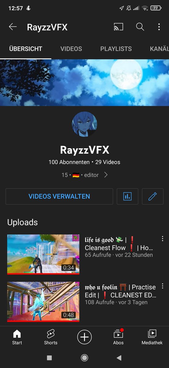 vfxrayzz's tweet photo. Tysm for 100 subs on YT ❤️ https://t.co/tCFtnWI5lz