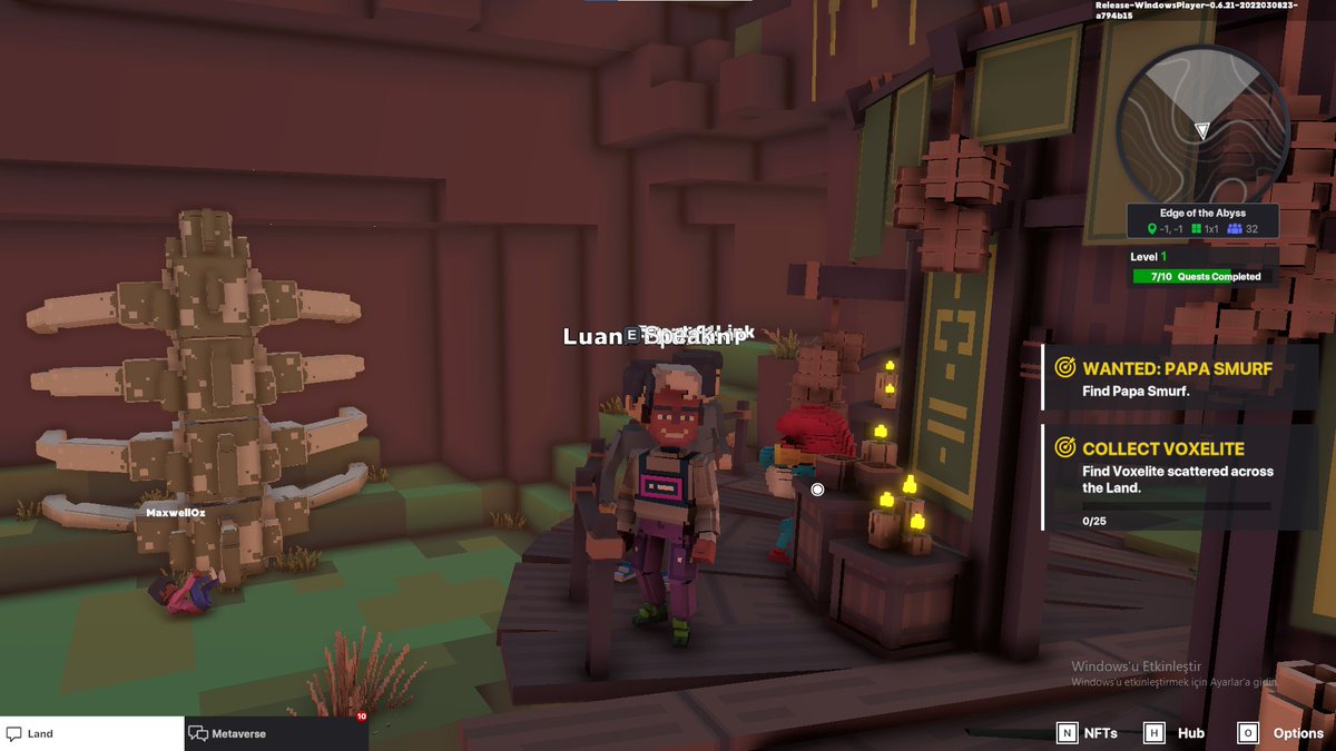 tabancaperi4's tweet photo. @TheSandboxGame I just participated in the daily #SandboxAlphaS2Contest for a chance to earn up to 1,000 $SAND! Starting March 11 - Find Papa Smurf. Check out my screenshot below! 👇 #SandboxAlphaS2 https://t.co/FaDpre0sPG