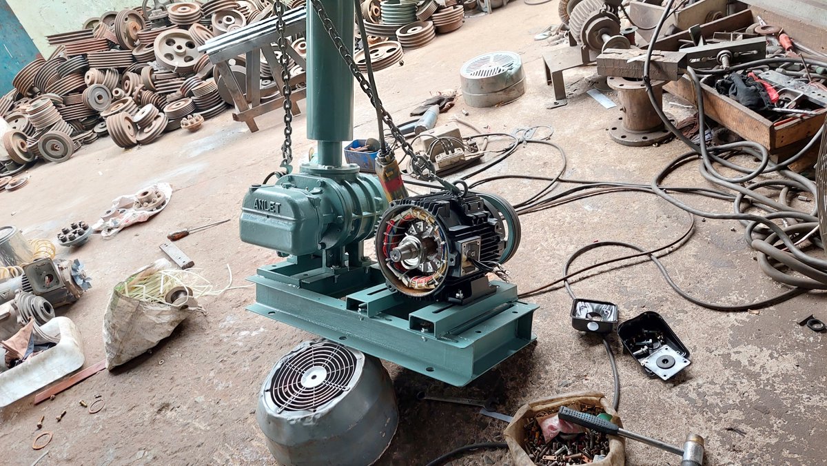 quangcaodpn's tweet photo. Thiết Bị Điện Khí 💦 Máy thổi khí Anlet BH80 Mô tơ 7.5kw https://t.co/wn2D5ygt3y qua @YouTube https://t.co/oXS0I4I55w