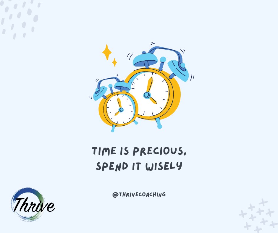 ThriveCoaching1's tweet photo. What fills your calendar = your values.
Take a look, what are you spending your time on?
#timeisprecious https://t.co/XTttunVilA