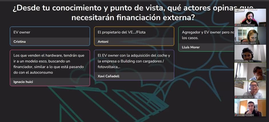 V2Market's tweet photo. 🔌So happy with the #FocusGroup for the #V2M project! Thank you @icfcat @Ecoserveis @sostAMB @electromaps @InnoEnergyEU @AEDIVE @VerdiaLegal @Estabanell @Bamboo_Platform for your opinions on how to find a viable marketing model for V2B/V2G services!
💻➡️https://t.co/CNTxEquIwC https://t.co/gZEGLbETka