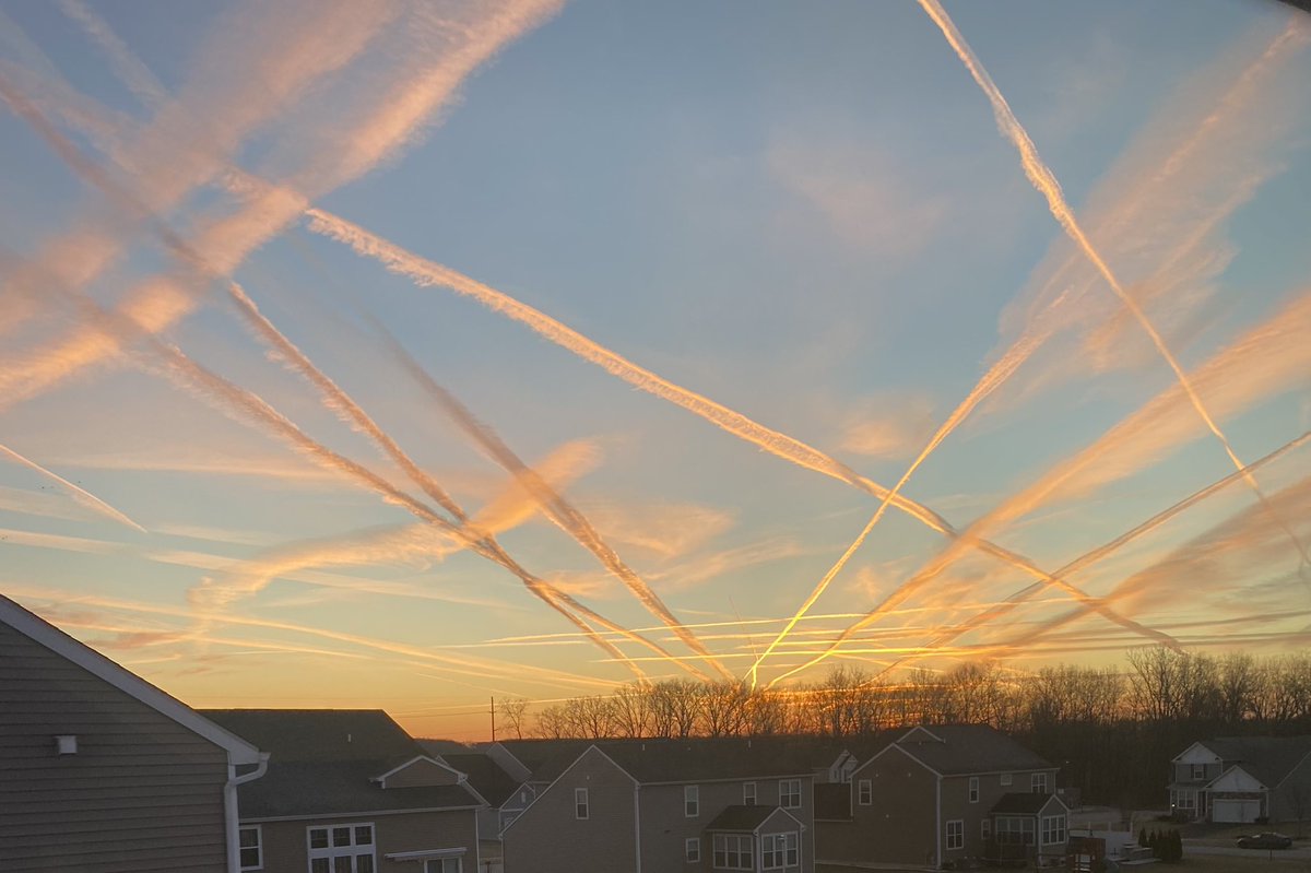 Line segment skies #PiDay