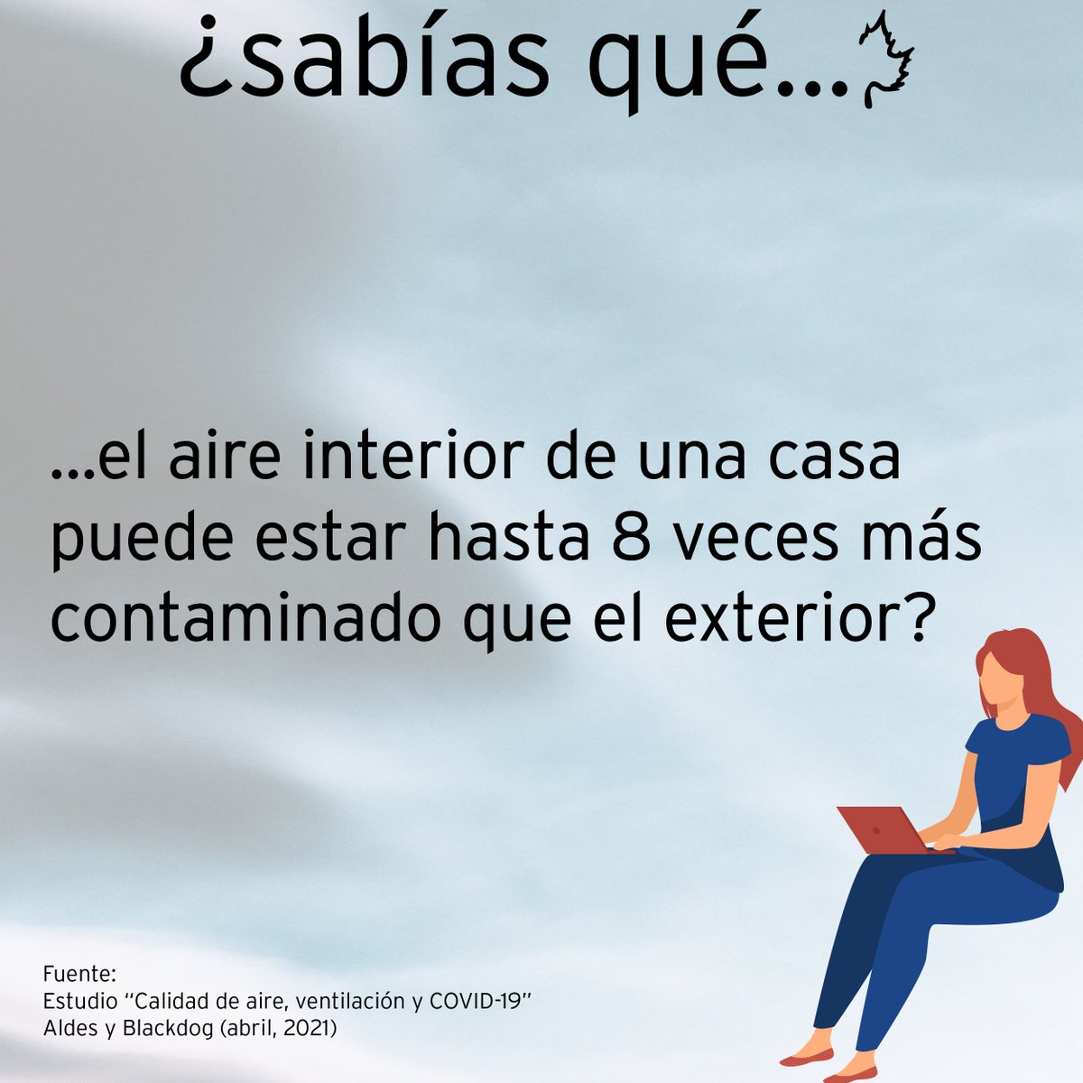 EnsacoSL's tweet photo. #SabíasQué 🤔 asegurar la ventilación es fundamental para renovar el aire y eliminar la contaminación, y la ventilación mecánica controlada #VMC la única forma de garantizarlo. https://t.co/lKXtvfOIsT