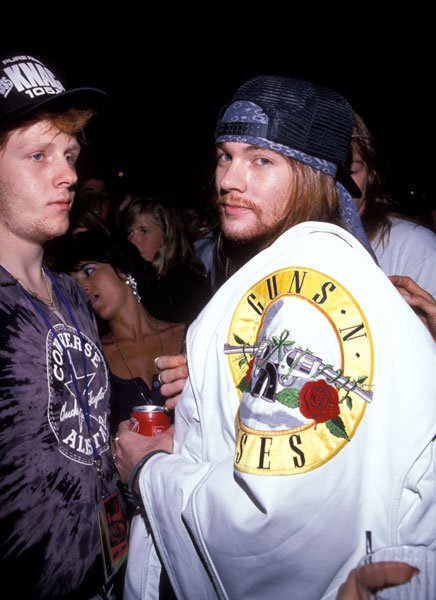 Guns N' Roses at the MTV Video Music Awards, 1988.