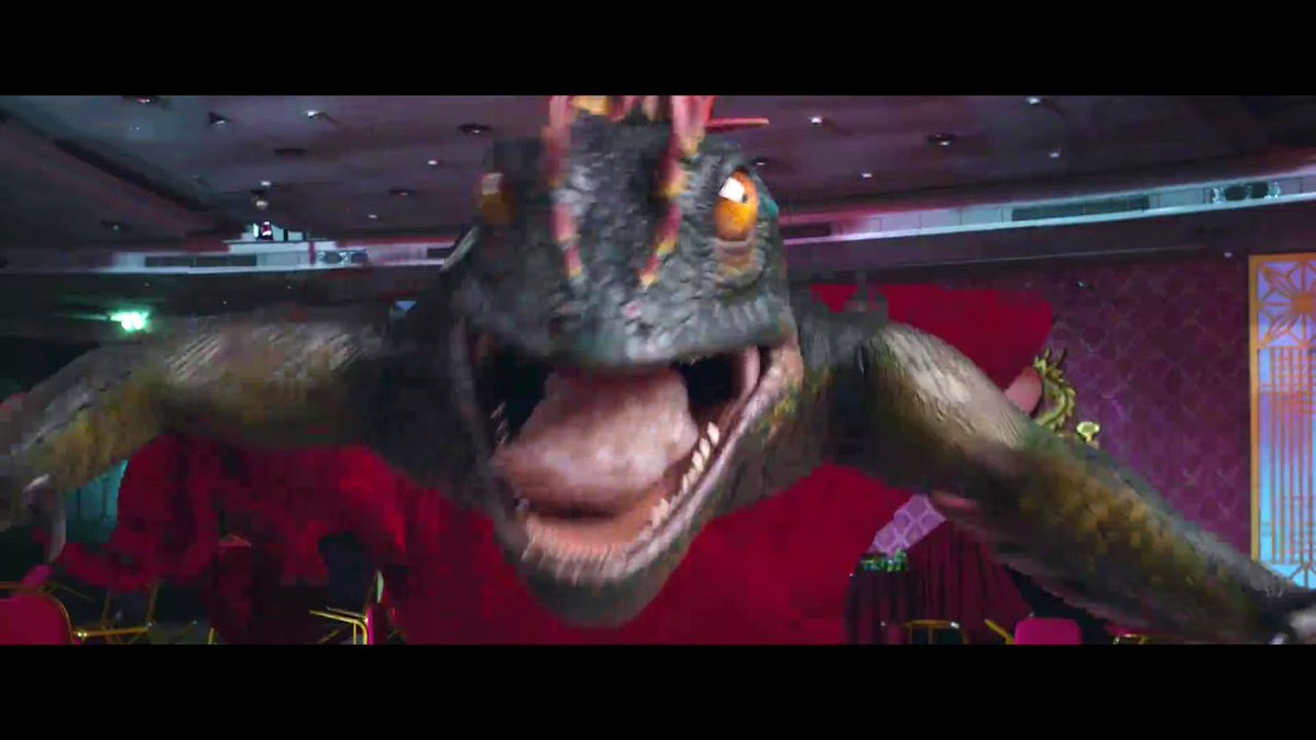 erizium's tweet photo. 88. Los caza-alimañas contra el lagarto mutante (2021). El concepto "a un chino le explican regular X peli y luego hace lo que ha pillado y lo que le sale de ahí" al máximo exponente. Ese desarrollo y sentido del ¿humor? que hay que tener mente eshpecial para que entre. #SalaZeta https://t.co/sF1tAtLCho