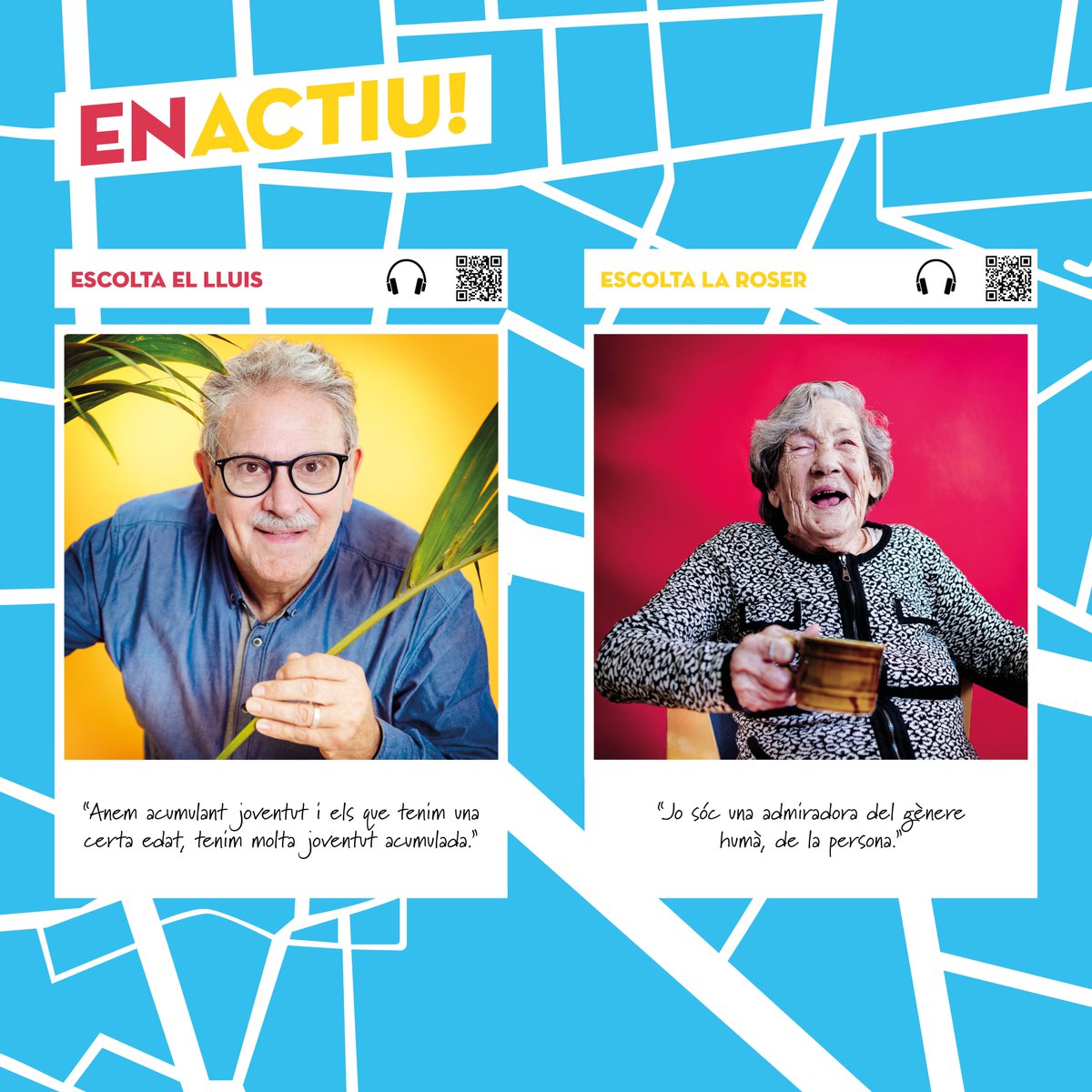 rebobinart's tweet photo. EnActiu, projecte artístic multidisciplinari i de participació ciutadana que té per objectiu visibilitzar a les persones grans de @BCN_SantAndreu .
✨ @MLghacham  @talkrtive_ @difusorbcn 
🖥️https://t.co/HnrvOA5gvw https://t.co/ffVDkwSbOC