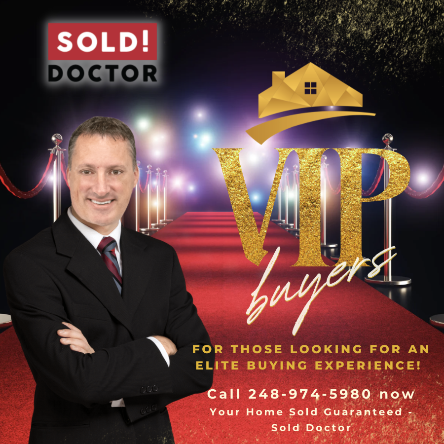 SoldDoctor's tweet image. For those looking for an elite buying experience!  
Your Home Sold Guaranteed or I'll Buy it at Full Price!
Call and find out the difference in how we sell homes and why we get the job done!

248-974-5980
Your Home Sold Guaranteed - Sold Doctor

#VIPBuyer #VIPBenefits #solddoctor