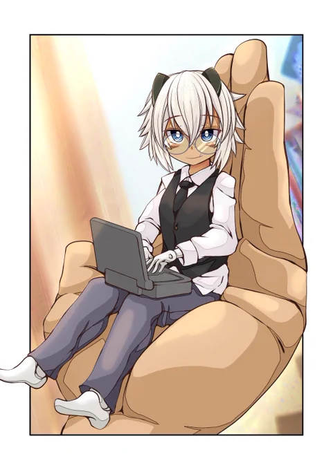 #ホワイトデーは銀髪白髪を愛でる日
そうなんですか 