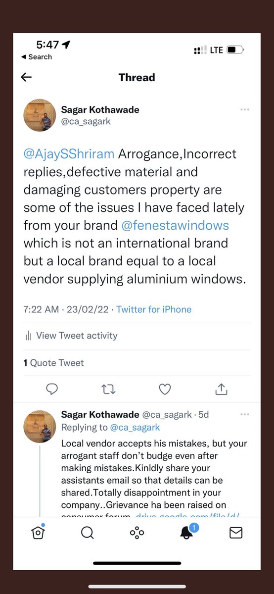 ca_sagark's tweet photo. @fenestawindows @AjaySShriram Please focus on real and true issues rather than just focusing on paid reviews. #fenesta#upvcwindows https://t.co/uM0K64d7fb