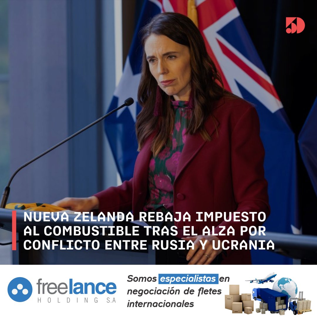 𝗗𝗘𝗦𝗧𝗔𝗖𝗔𝗗𝗢 🔴

El Gobierno de Nueva Zelanda rebajó este lunes el impuesto a los combustibles y las tarifas del transporte público en respuesta al incremento del coste de vida en el país oceánico a raíz de la crisis energética provocada por la invasión de Rusia a Ucrania.
