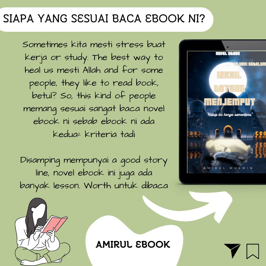 AmirulEbook's tweet photo. Mati Itu Pasti, Jadi Amalkan Doa Ini Selalu 😌👇🏻

"Ya Allah, permudahkan aku menghadapi sakaratul maut" 

Doanya nampak simple kan ? Tapi sebenarnya penting. Jangan lupa untuk amalkan 🥰

Dapatkan sekarang 😇👇🏻 https://t.co/LagbpdmcPC