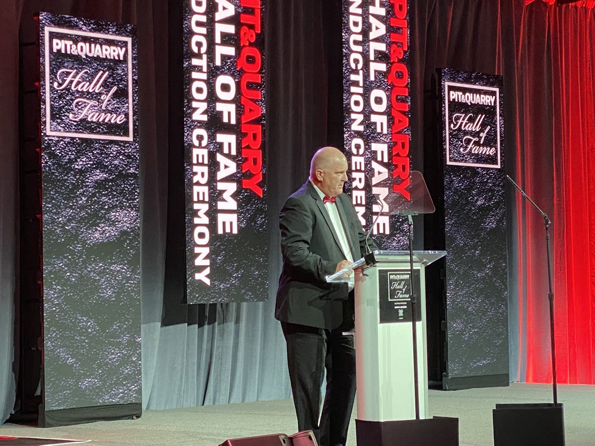 Chris Nawalaniec, president of Stedman Machine Company, accepting on behalf of the late Nathan P. Stedman (class of 2021), says Stedman’s legacy lives on.

“If Nathan Stedman could travel through time and see his company today, I would like to think he would be pleased.”