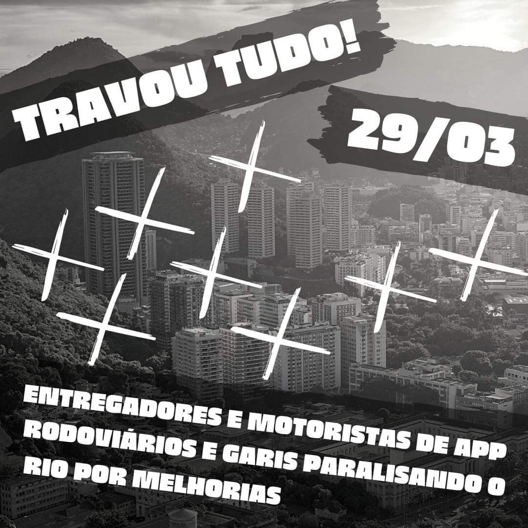 explana_acao's tweet photo. 🔥🔥🔥 TRAVOU TUDO!

AMANHÃ O DIA VAI COMEÇAR COM GREVE DOS RODOVIÁRIOS, GREVE DOS GARIS, E PARALISAÇÃO DOS MOTORISTAS E ENTREGADORES DE APP!

O Rio de Janeiro vai pegar fogo! 🔥🔥🔥 https://t.co/DZv3D2cZYR