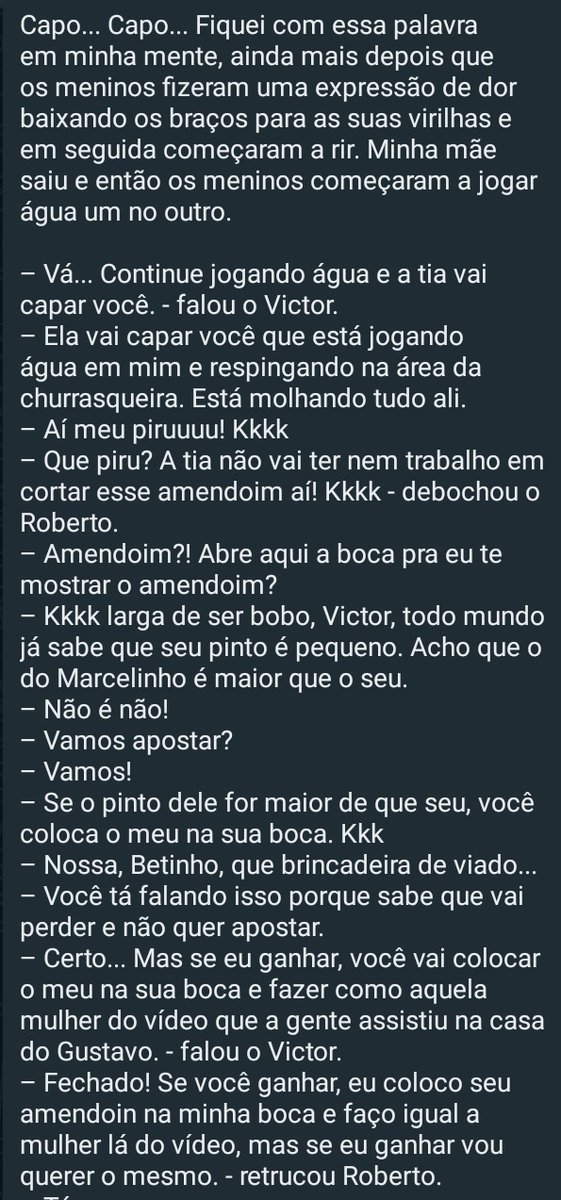 eroscontos's tweet photo. [Capítulo 1]
MEUS MELHORES: AMIZADE PARA UMA VIDA INTEIRA.

(Novinho x Novinho)
(Enviados da DM)
(Primeiras exp.)
(Ménage)

Conto censurado! Original enviado no grupo vip. Mais informações na DM.

GOSTANDO DO NOSSO CONTEÚDO? INCENTIVE DANDO RT, LIKE E COMPARTILHANDO! 

Parte 1 https://t.co/mIQ2FFm1QZ