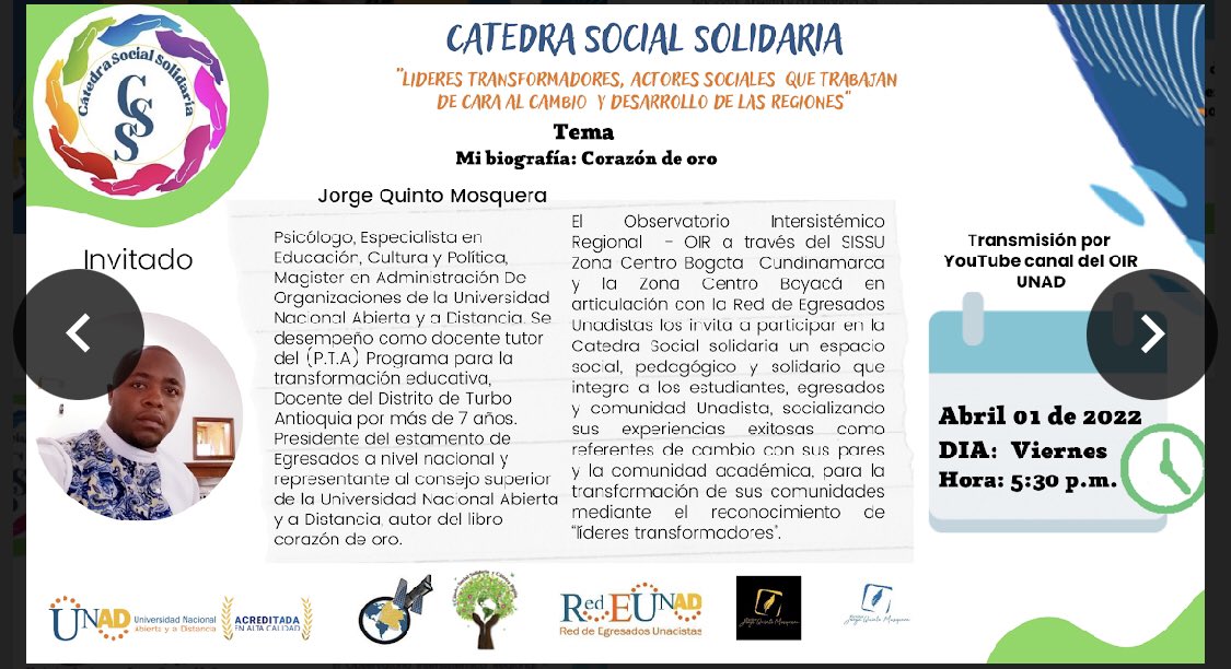 El OIR de las Regiones UNAD tweet media