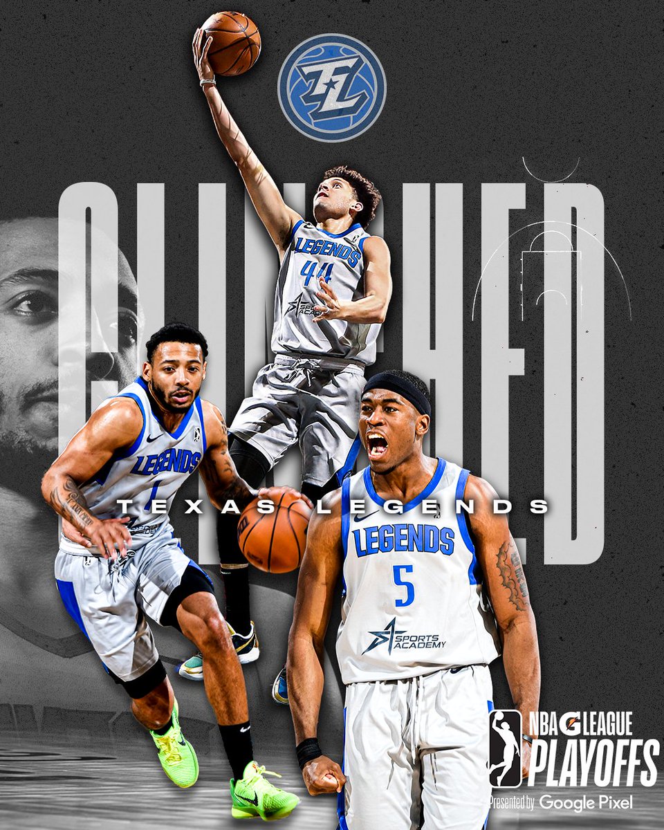 The Legends locked it down🔒🔥 

The <a href="/TexasLegends/">Texas Legends</a> have officially secured their spot in the #NBAGLeaguePlayOffs presented by Google Pixel.