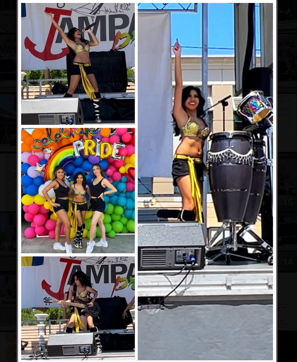 Anisings1's tweet photo. What a show! Til next time @TampaPride 🌈🎤🎶🎸🪘💜 https://t.co/ZhzqU3nttD