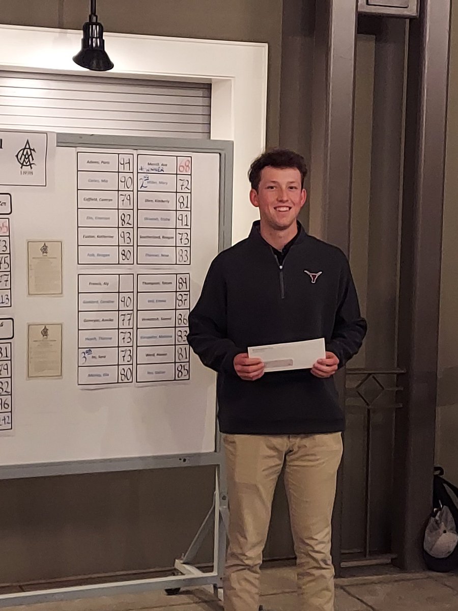 The best part of today was one of our seniors <a href="/KyleStine8/">Kyle Stine</a> getting selected for the HSI scholarship! Congrats Kyle 👏