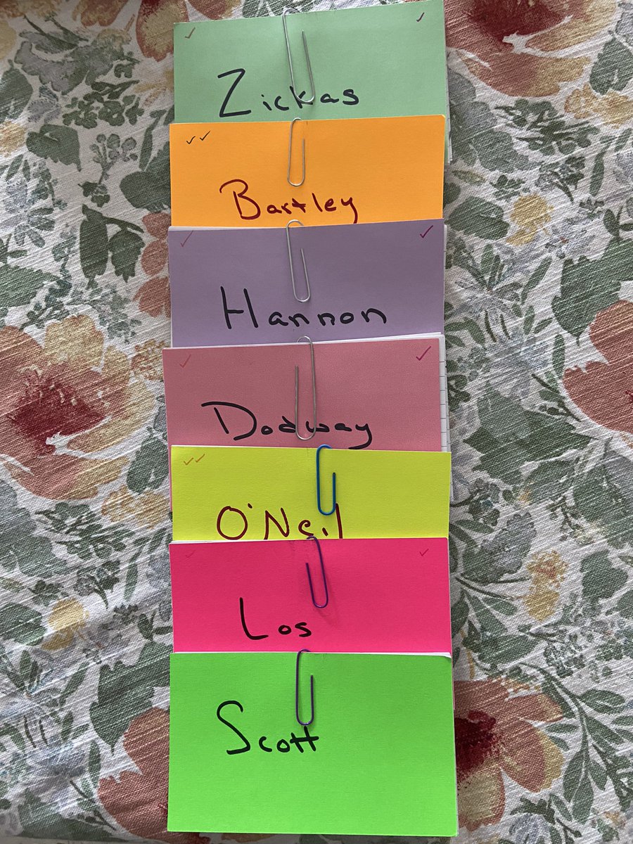 100+ affirmations written and ready for tomorrow! #oneidapride