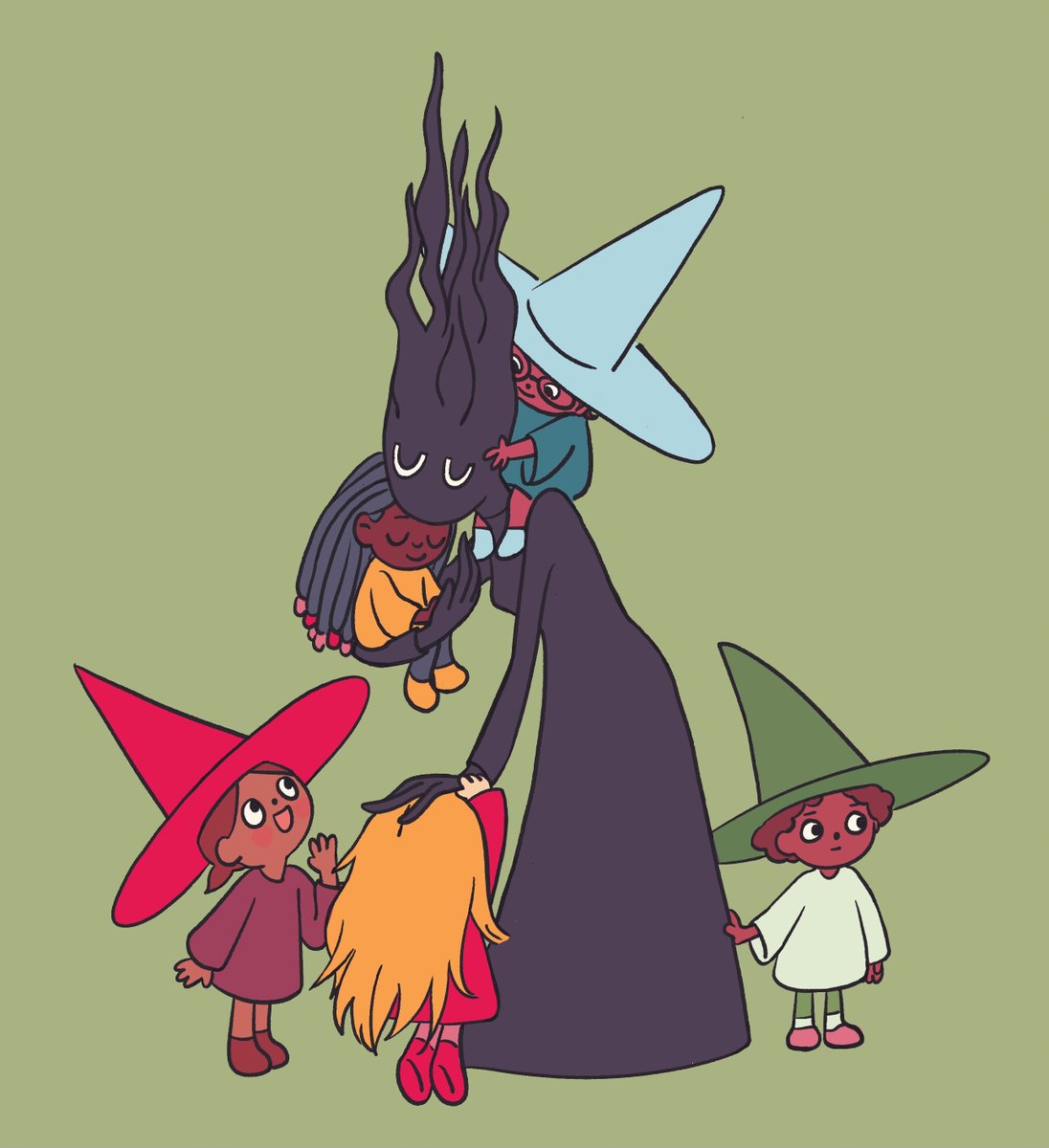 that's their mom, she's a banshee and an excellent cook