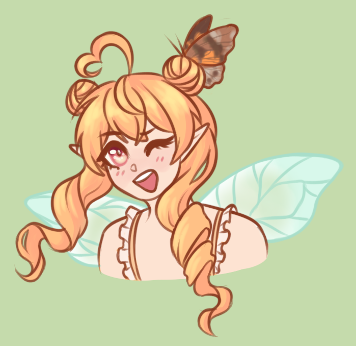 strawbrryjamart's tweet photo. #VTuberPrompt for @viracchi_!! i felt like a painted lady butterfly really fit you 🥺

#viracchillustration https://t.co/Gfk1rxTHdP