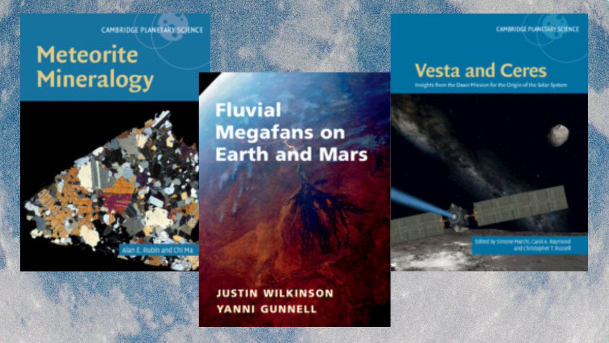 CambUP_EarthSci's tweet image. Just over a week left to get your 30% discount on a selection of our #planetary science titles after #LPSC2022. ow.ly/mWiV50IurUZ
T&amp;amp;Cs apply (ow.ly/SMHV50Ius0N)