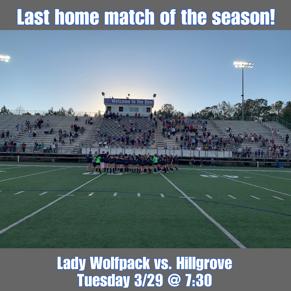 NPHS Lady Wolfpack (@npladywolfpack) on Twitter photo The #LadyWolfpack would like to invite the North Paulding Community and all the <a href="/NavyCrazies/">NPHS STUDENT SECTION</a> to their final home match of the season as they take on Region foe, Hillgrove, in another Top 10 Showdown! Come out again and back your Lady Pack! 🐺⚽️ #TrainCompeteWin #MoreCowbell 🐄🤘🏼 The #LadyWolfpack would like to invite the North Paulding Community and all the <a href="/NavyCrazies/">NPHS STUDENT SECTION</a> to their final home match of the season as they take on Region foe, Hillgrove, in another Top 10 Showdown! Come out again and back your Lady Pack! 🐺⚽️ #TrainCompeteWin #MoreCowbell 🐄🤘🏼