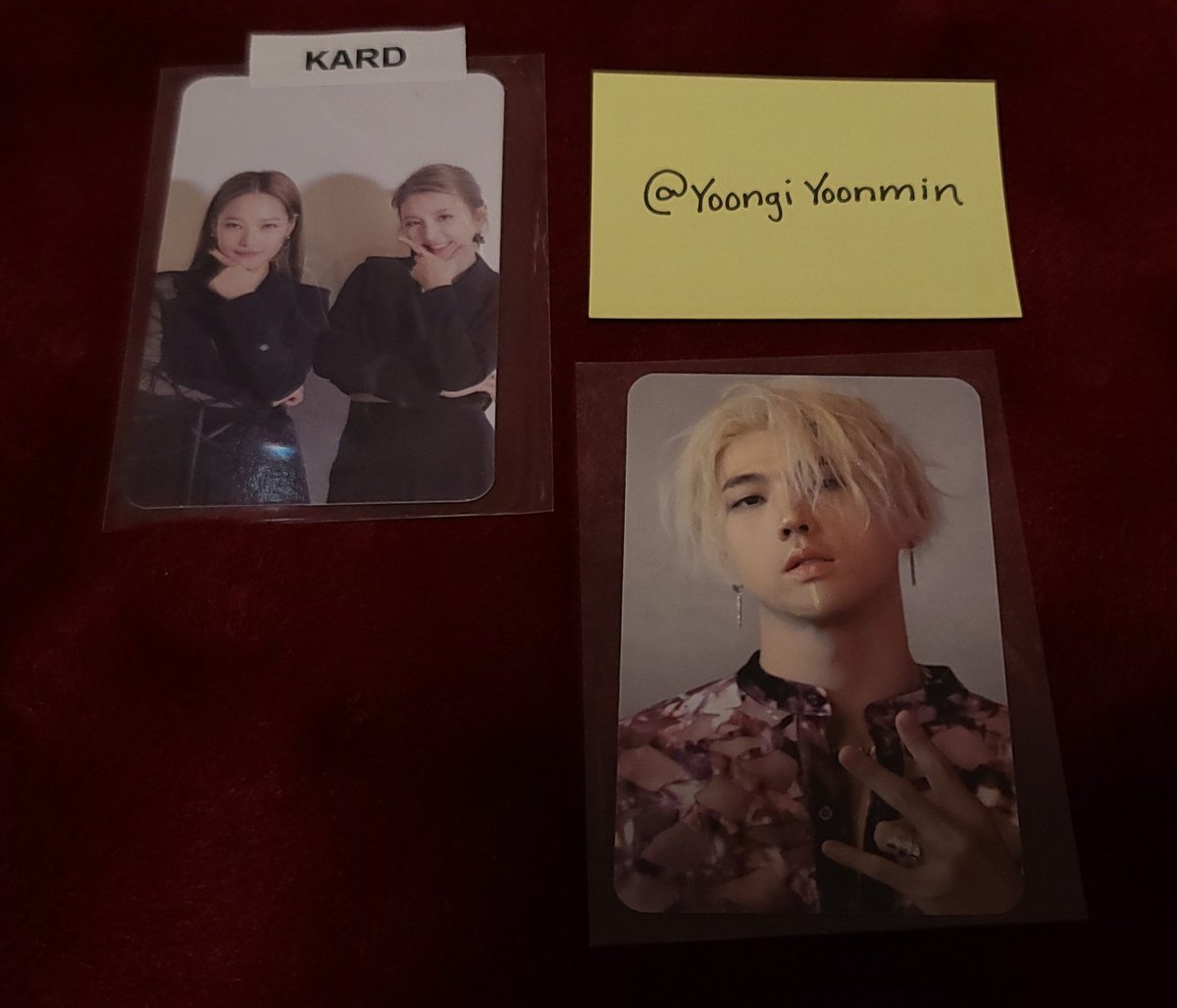 YoongiYoonmin's tweet photo. KARD #kard @KARD_Official https://t.co/KYZ3jb3QfG