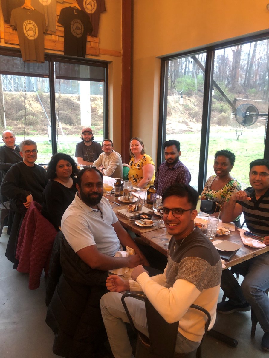 Syntasa's tweet photo. Syntasa team happy hour at @caboosetavern!
#teamhappyhour #employeeappreciation #caboosebrewingco https://t.co/3ctsz5njjv