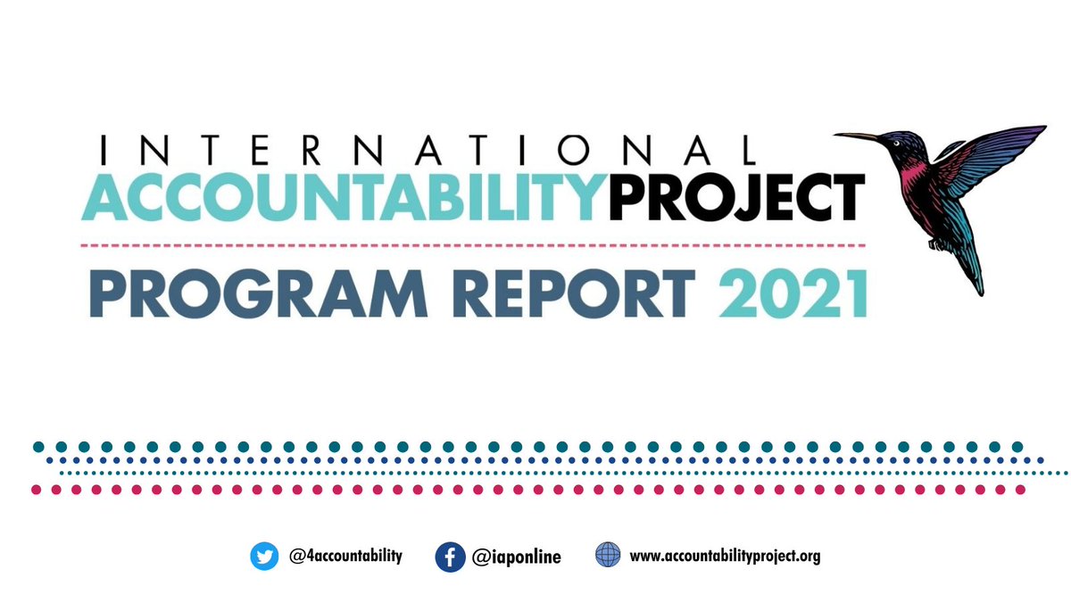 4accountability's tweet photo. In 2021, IAP launched an inspiring 5-year Strategic Plan. One year later, we reflect on the activities conducted and our successes and challenges. We are happy to share the IAP Program Report 2021. Read it here: https://t.co/zrTSoLh6ud https://t.co/nmFNgrviBR