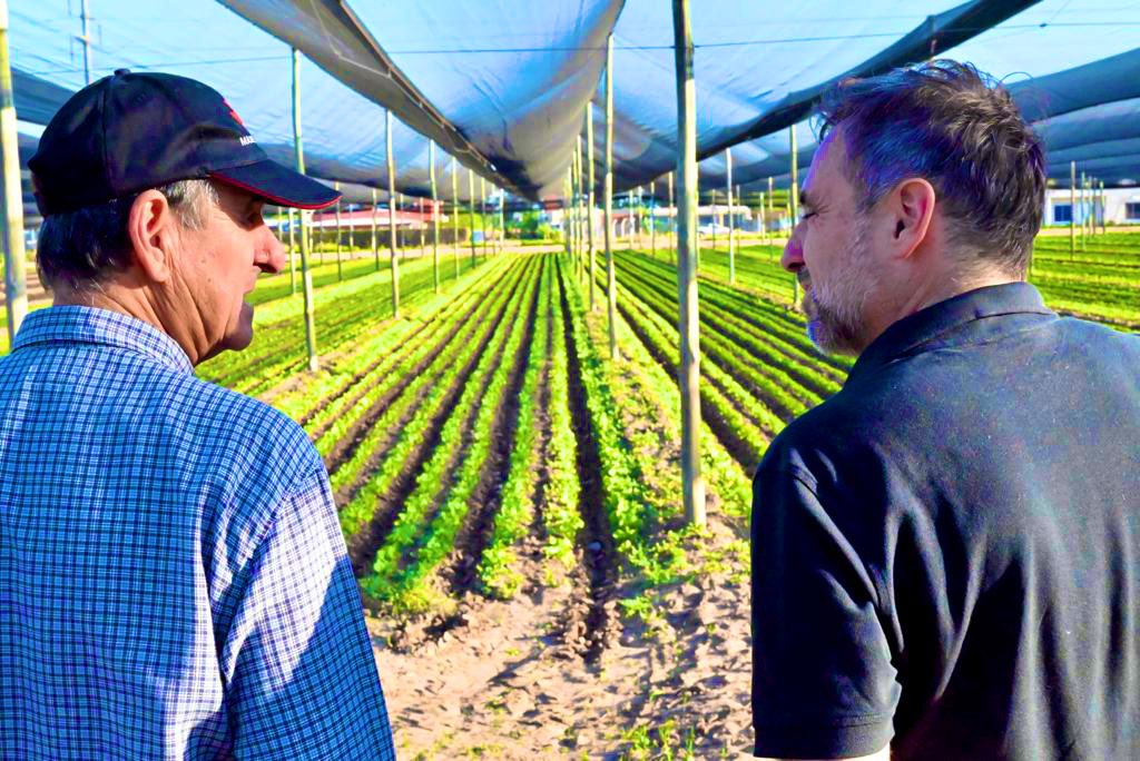 ramonjmestre's tweet photo. ¡Qué gran emprendimiento el de Marcelo y sus hijos, en barrio Villa Esquiú! Cuidan la tierra, el agua y producen de manera sustentable, verduras y hortalizas para las familias de Córdoba. Me encantó conocerlos y ver el amor y las ganas que le ponen a esta actividad. https://t.co/A194v3db42