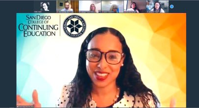 patritcia136's tweet photo. 2022 STAR conference already a success! Thank you to all the attendees and panelists! SDCCE displayed some of the Classified Professionals talent that makes us unique and strong! 👩🏽‍🦱👩🏻👩🏽‍🦳🧔🏽🧑🏼👦🏿 @nkovrig @sdccevpss  @SDCCEVPI @SDCCEVPA @SdccePresident @SDCCEEDU @DrKingTina https://t.co/nmZNKW0kNK