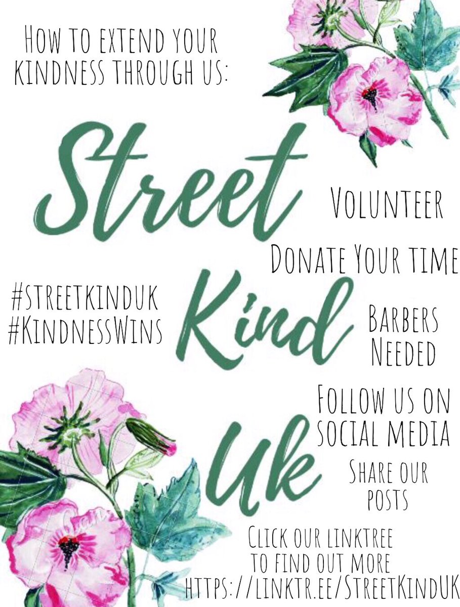 How to help 📌 
linktr.ee/StreetKindUK
#KindnessWins