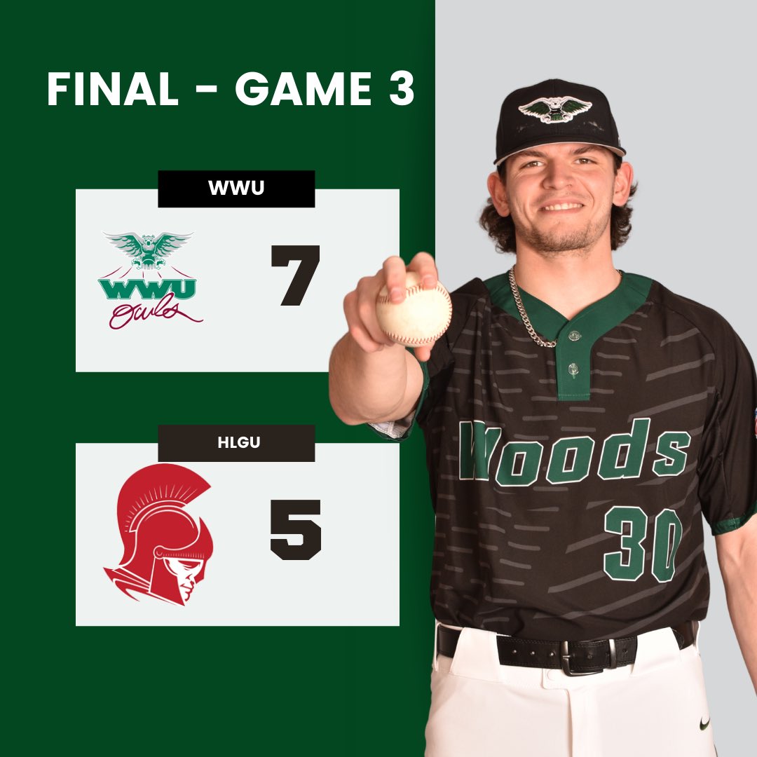 wwuowlsBSB's tweet photo. Final from Hannibal.
The Owls complete the sweep 🧹 against the Trojans of Hannibal LaGrange and return to play the University of Saint Mary on Wednesday.
#TofeE #owlup #woodsway https://t.co/qLyzHqv16d