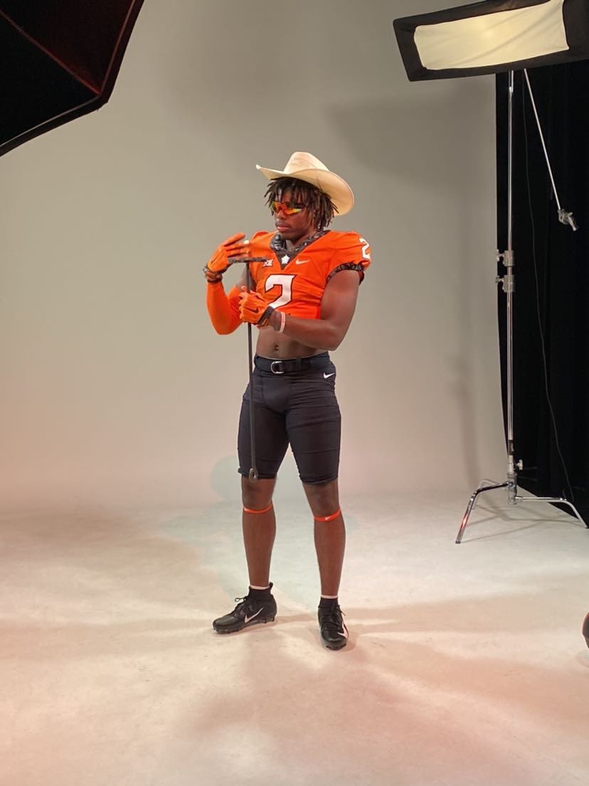 NatePa7mer's tweet photo. I appreciate coach Wozniak, Coach Cam … and all the OSU staff for allowing me to attend practice and learn more about the OSU program and the Stillwater community. Thanks for the hospitality. I definitely will be back. #Pokesup🤠 https://t.co/0pAfgzqbzA
